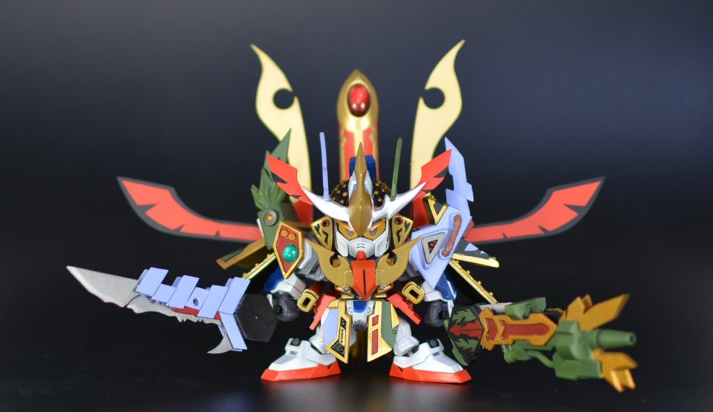 神器完装守飛雷駆頑駄無！！”パーフェクトストライクガンダム”