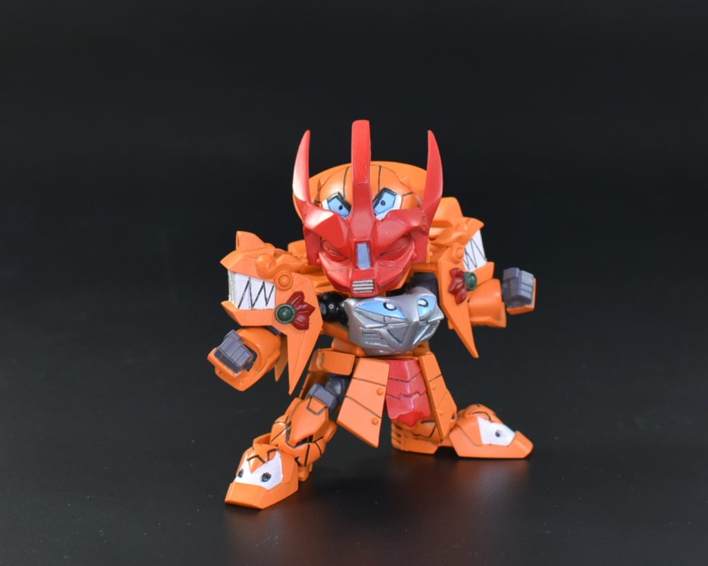 斬首(ザンネック)の面も作成。これも磁石で無理やり接続してます。