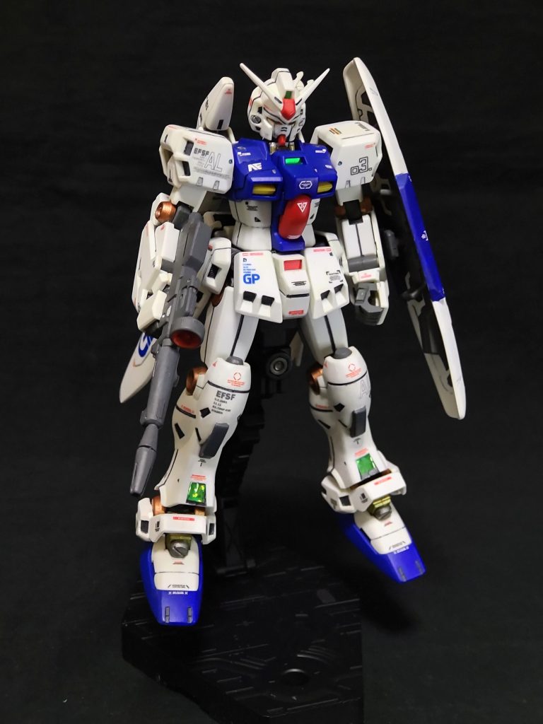 正面、本体の改修は、首の延長ぐらい。