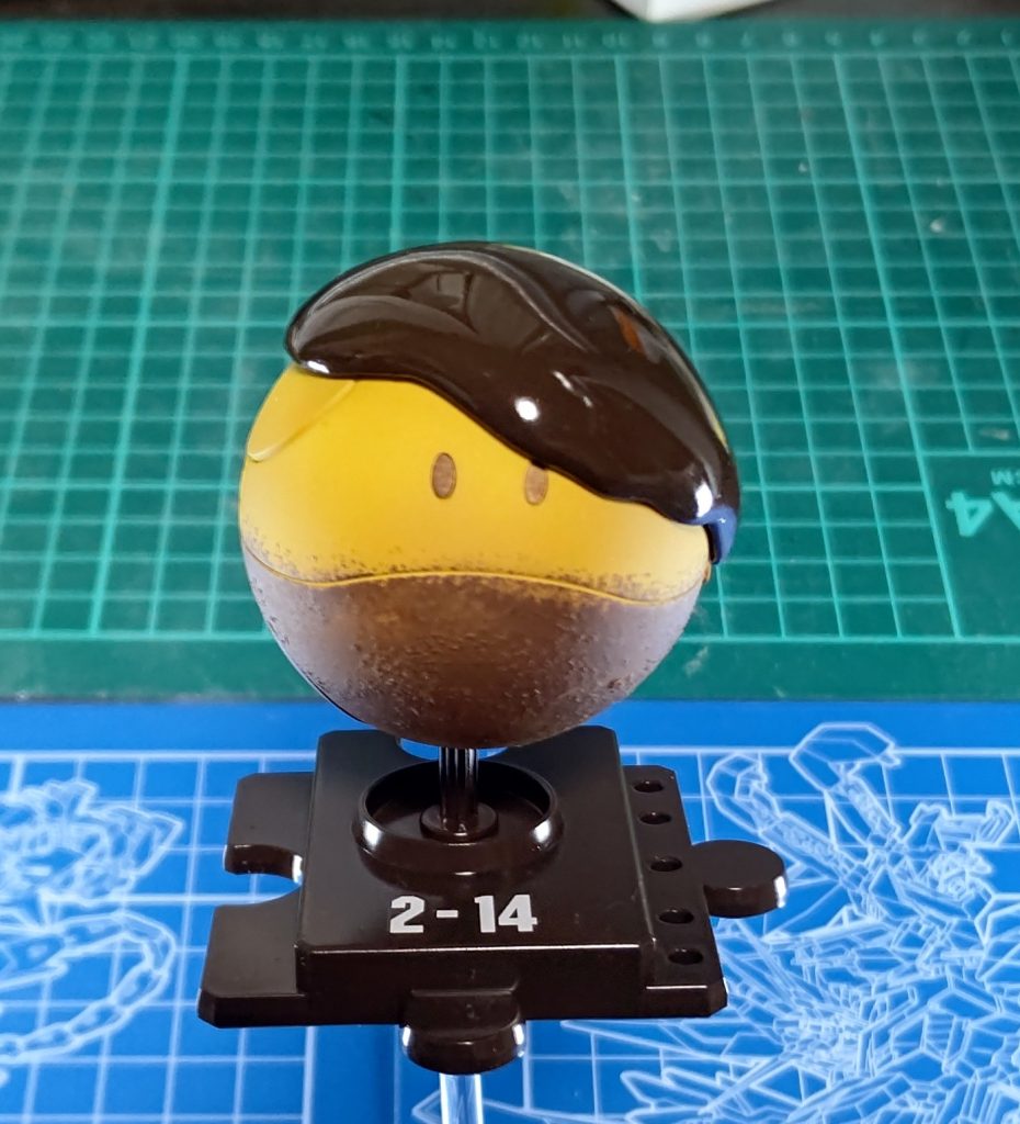 フォンデュしました。チョコレートの艶感が良い感じにでた気がします。でも、お菓子モチーフだとあえて塗装むら出すのが難しいですこの辺のコントロールが難しい 