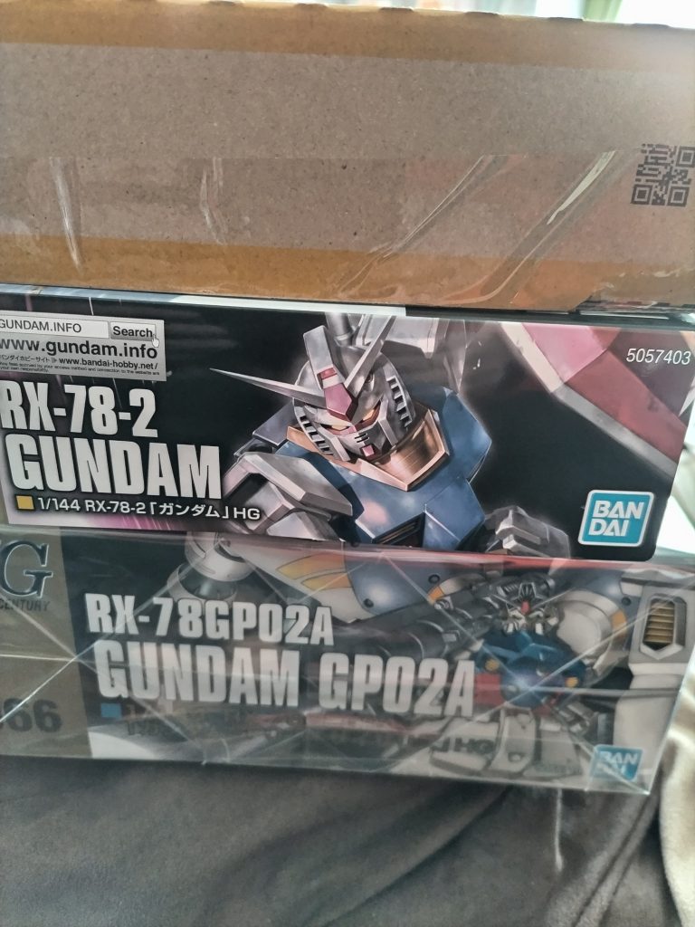 材料:RX-78-2、GP02A、GP02Aの核バズーカとシールド、EX-sガンダム旧キットのbst