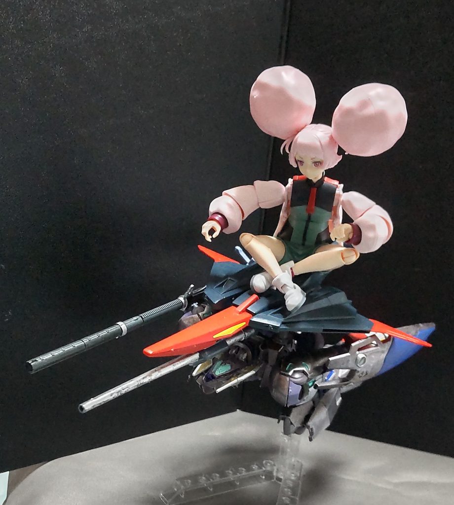 背中にチュチュパイセンを乗せても落ちない程度のバランス感覚はあります。