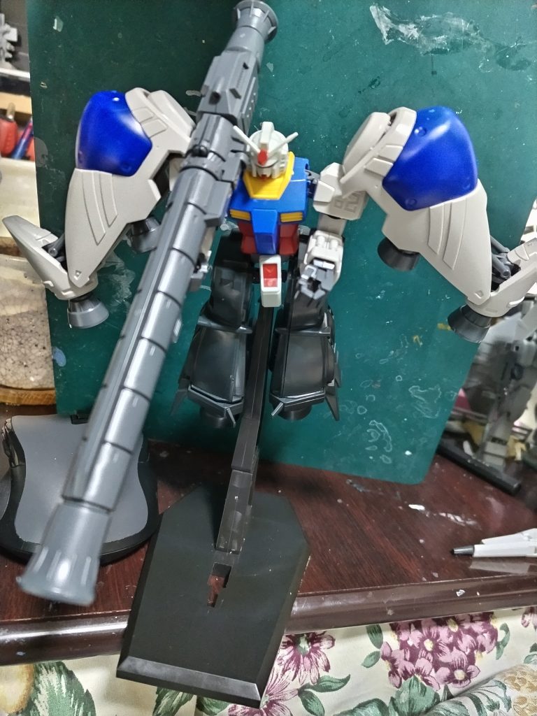 RX-78-2にGP02Aの腕を肩関節ごと移植