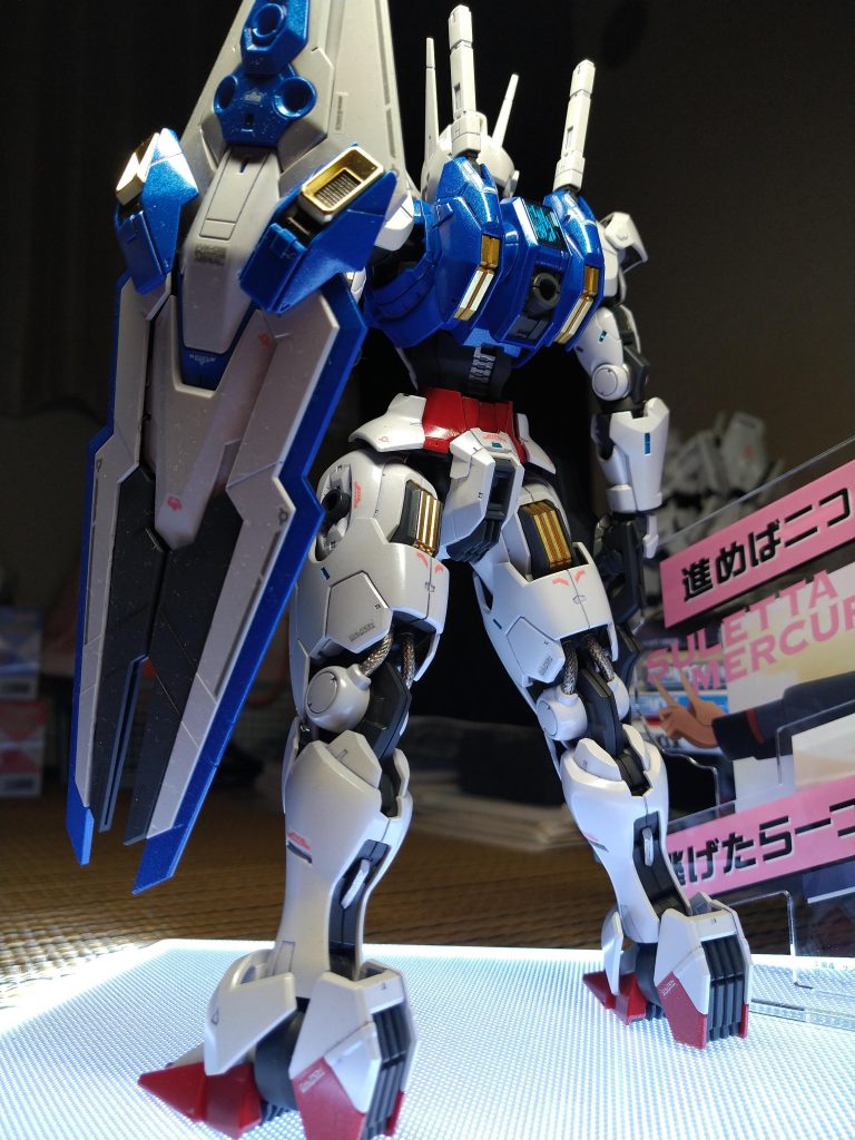 フルメカニクスエアリアルは２体目ですがちょっと色変えするだけで雰囲気が変わっていいですね。キラキラ✨も似合います。