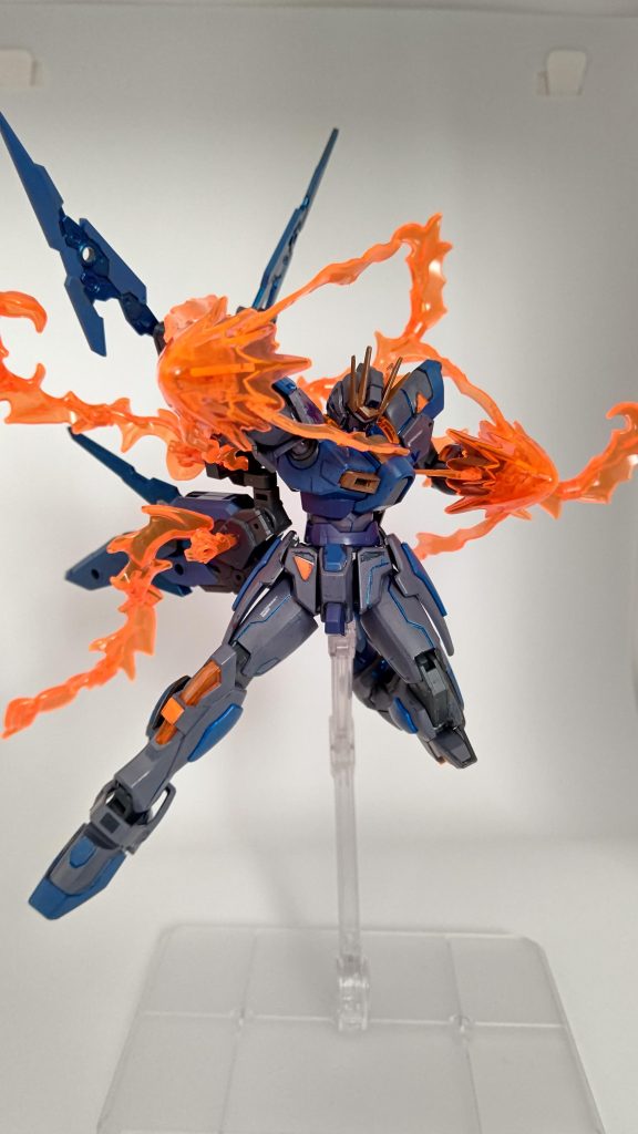 拳エフェクトもつけ、さらに燃え上がっております♪