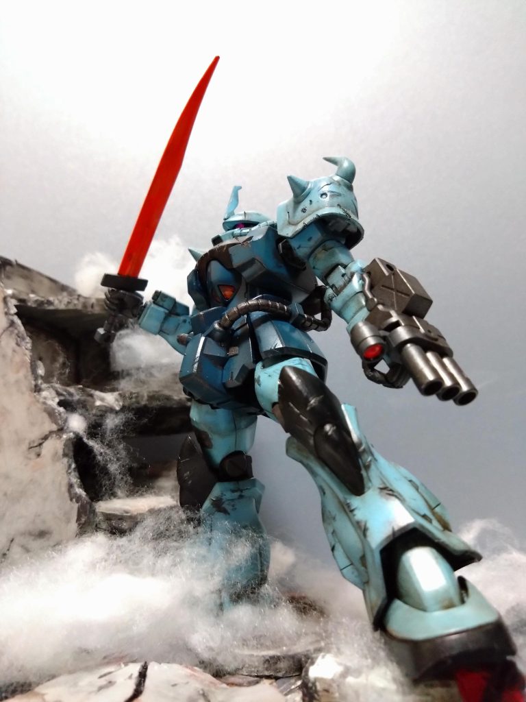 過去作品のジオラマで撮影しました。