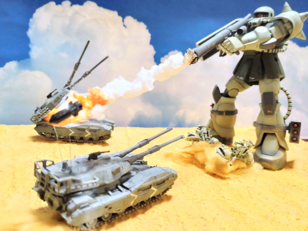 HG MS-06 ZAKU THE GROUND WAR SET–8枚目/制作者：む〜たん