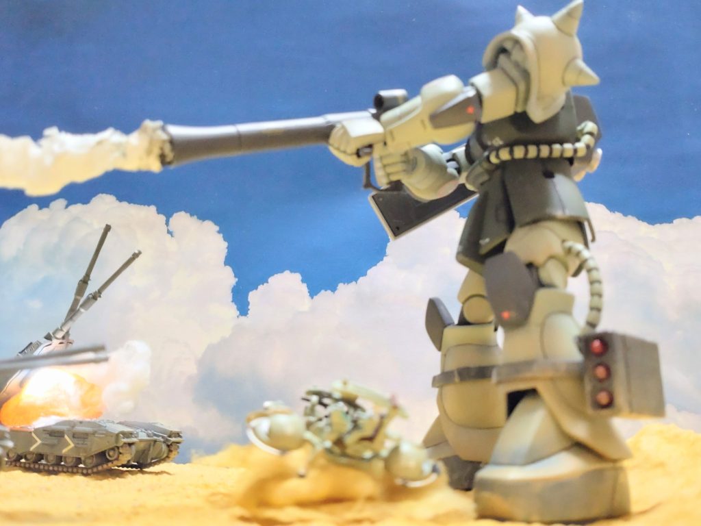 HG MS-06 ZAKU THE GROUND WAR SET–3枚目/制作者：む〜たん