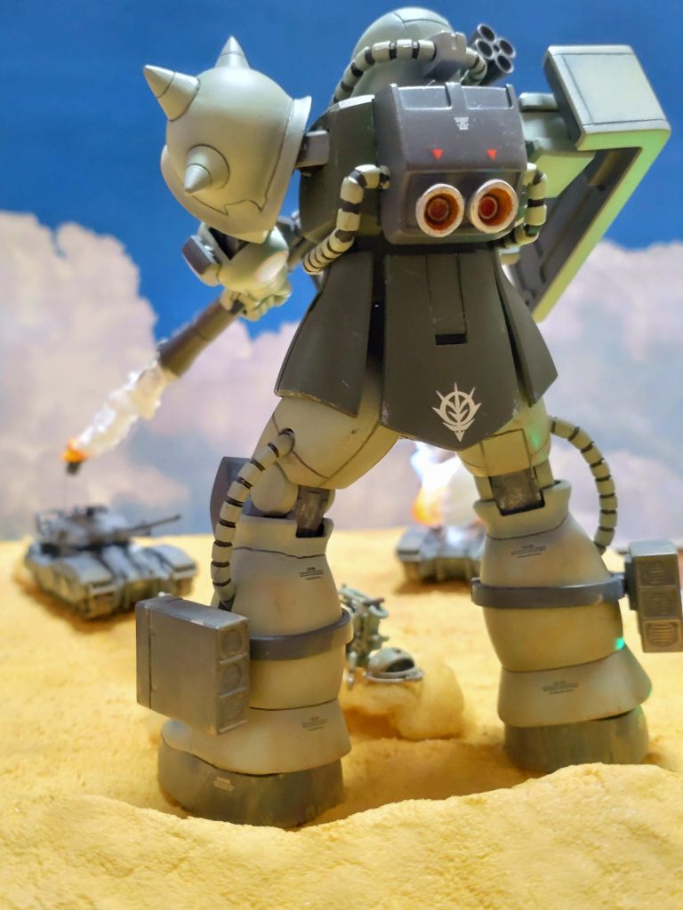 HG MS-06 ZAKU THE GROUND WAR SET–5枚目/制作者：む〜たん