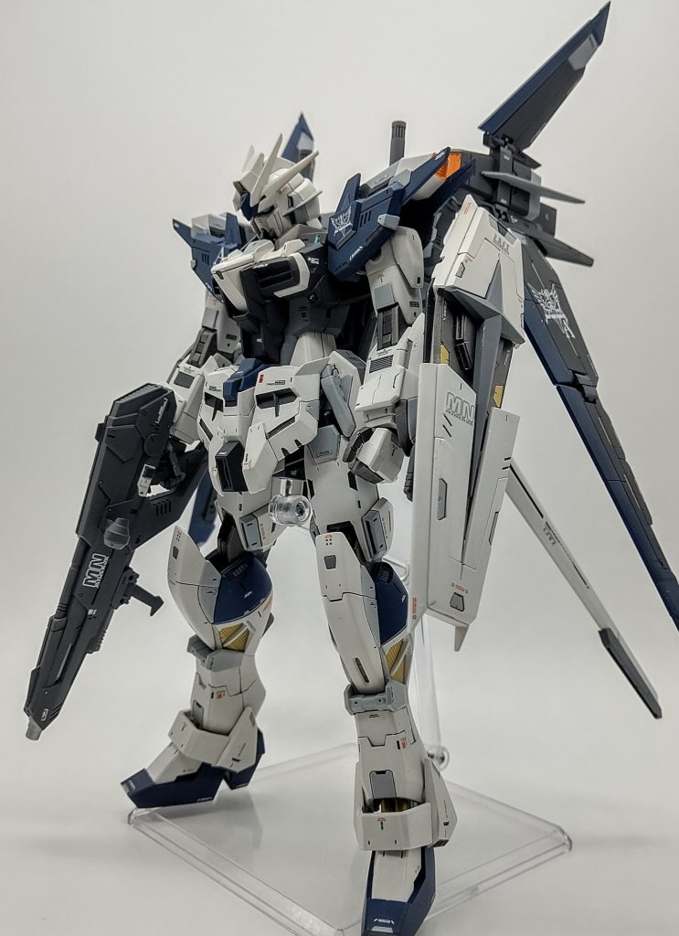 バックユニットが塗装後に重量が増えて自立不可となってしまったことが今回の失敗点です 