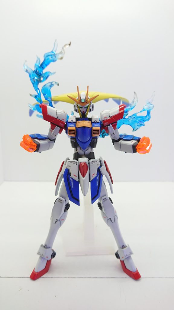 本気だすとフレア青く変化ビルドノーベルは太陽、ゴッドノーベルは月のイメージでフレアもアシメにしてみました