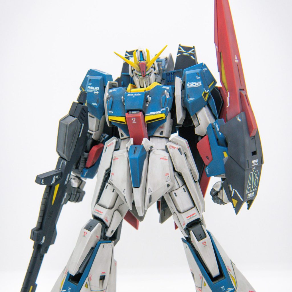 MG Zガンダムver.ka お手軽汚し｜@asaimaxさんのガンプラ作品