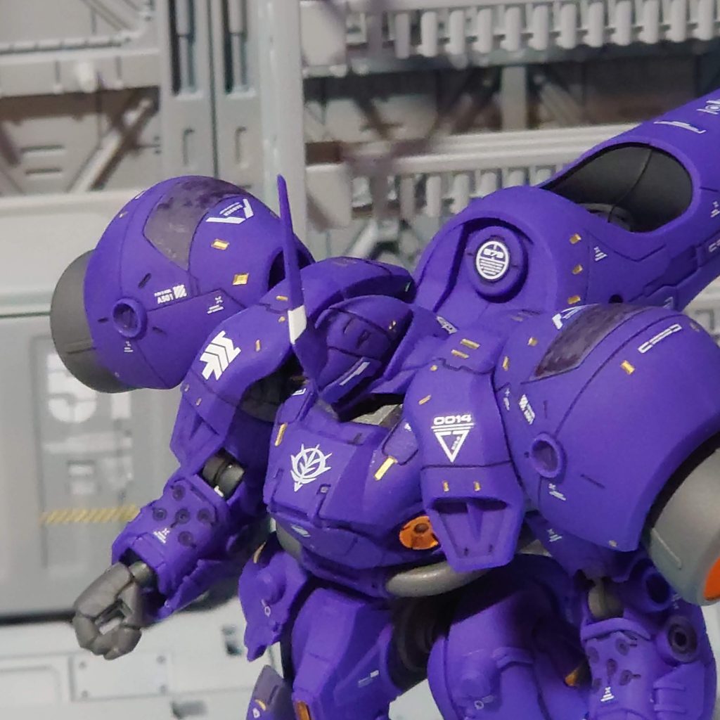 Gフレームのモールドが凄いので塗り分け・スミ入れがやりやすいですね。