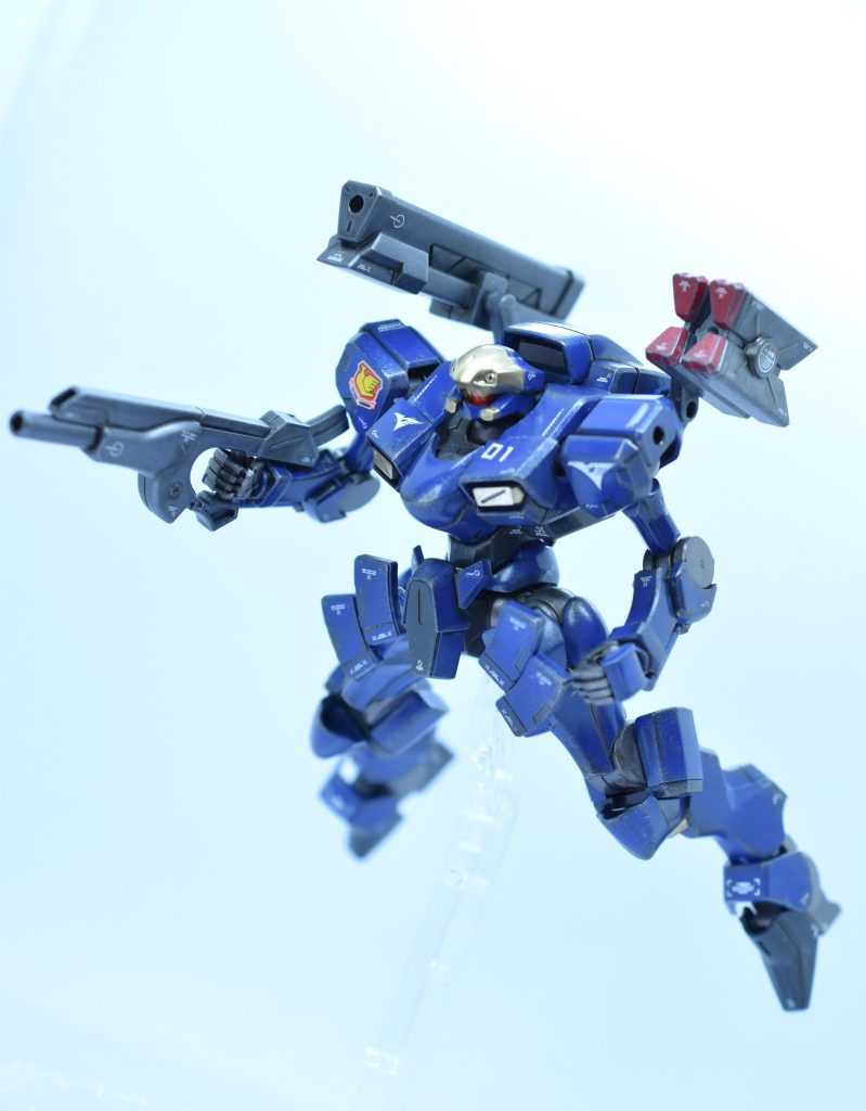 工作面は整面、ゲート処理、バルカン開口、背面武器アームの肉抜き埋めなどです。