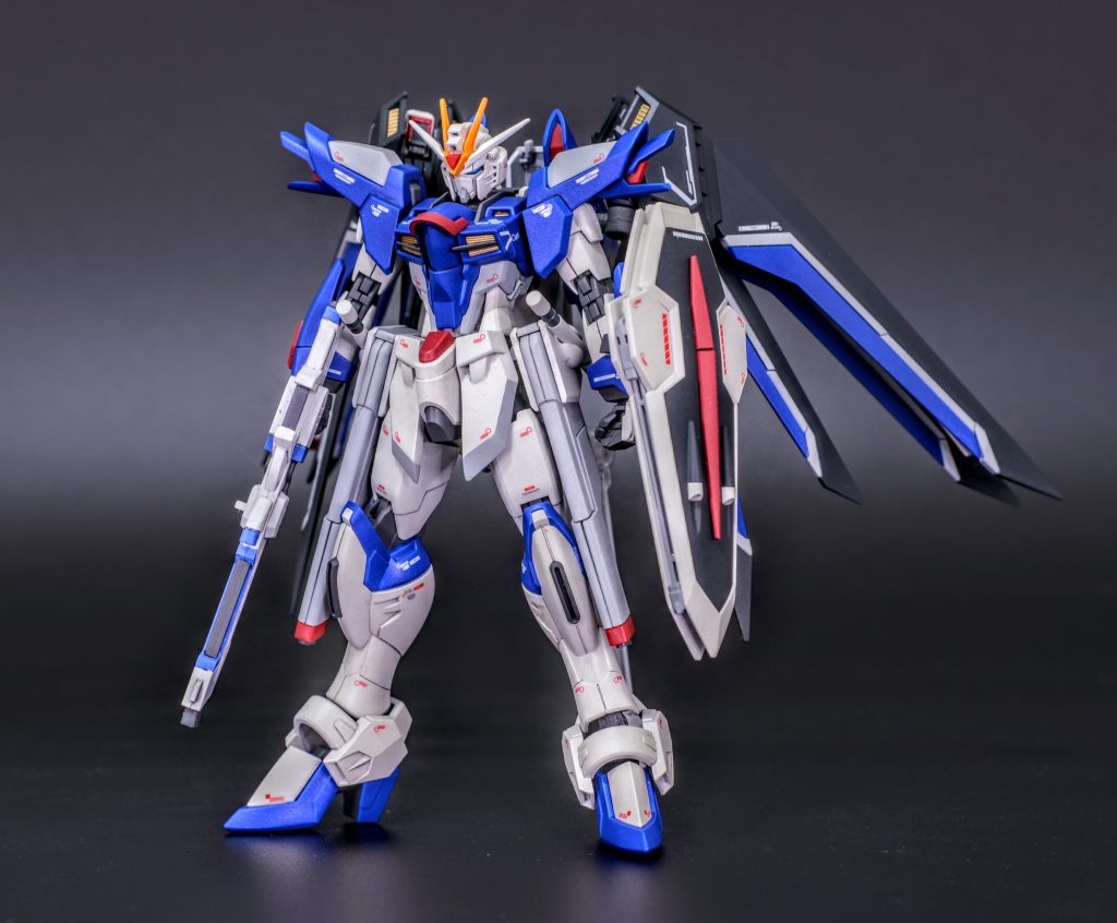 軸となるライジングフリーダムです。ライフリも全体的に手を入れて製作しました。