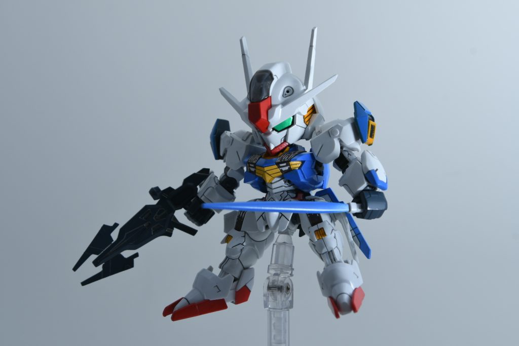 ビットたちは各部にも着脱できます。ライフルにも。