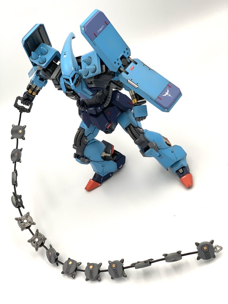 積みプラしてましたが、完成済みHGUCキュベレイの落下半壊（涙）事故を契機に製作開始。パーツをリサイクルできました♪
