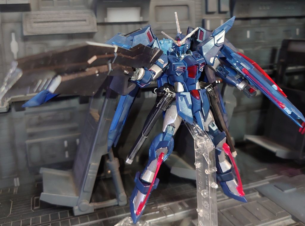 ライフルは水星武器セット（プレバン）より