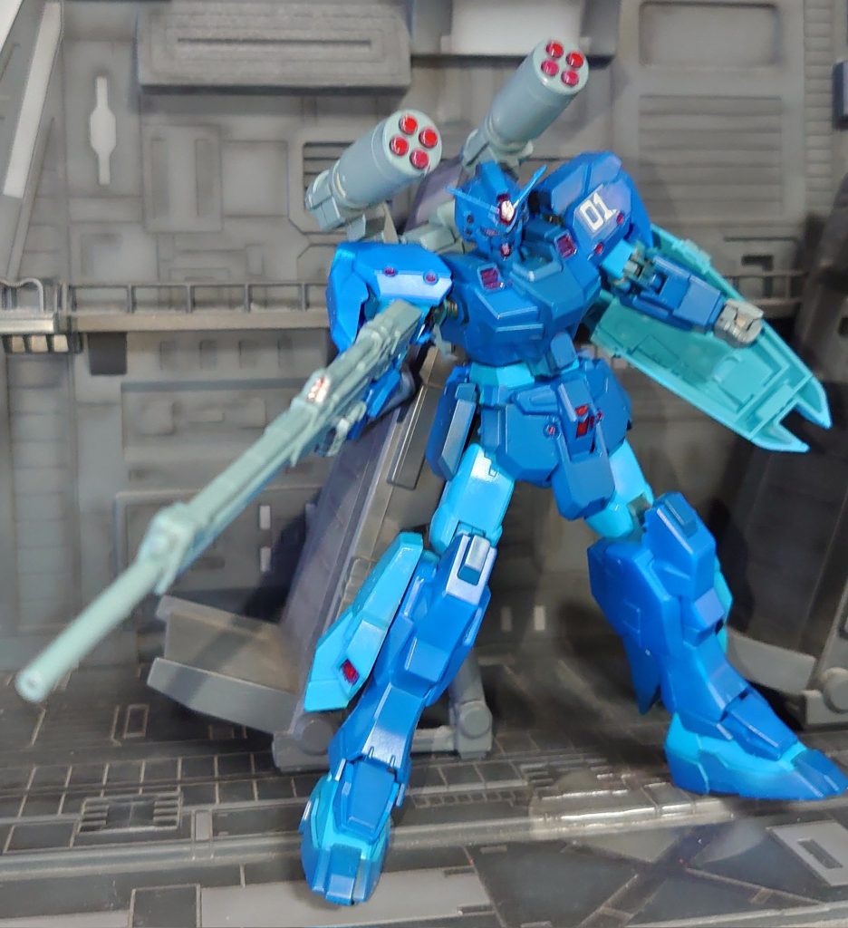 BDを失ったユウ・カジマ中尉の１年戦争後の機体という設定RX81はガンダムの量産型ということで頭もガンダムタイプへ