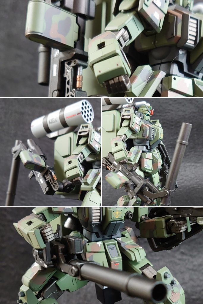 某漫画のジャッカル隊ミルズ機風にしてみました。