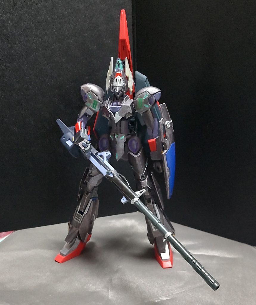 水星MSで可変機無いなぁ、ということで試しに作ってみましたが、違和感無く仕上げられたと思います。