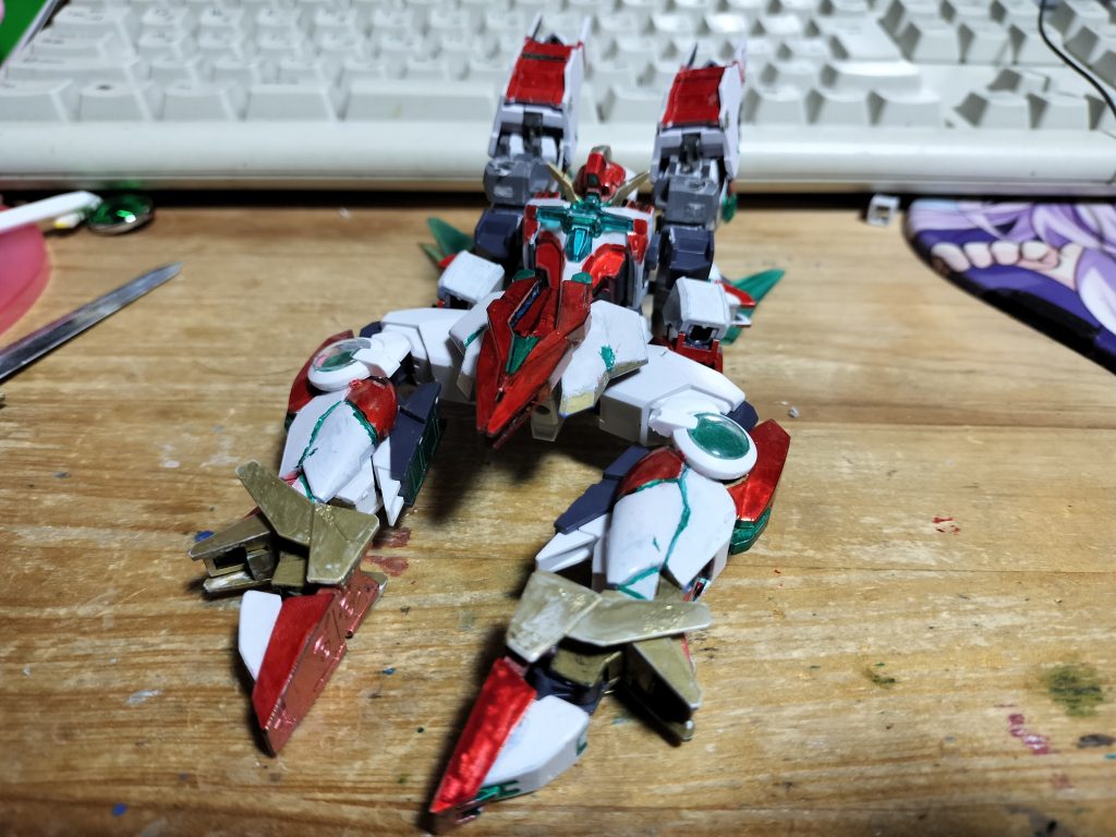 ブレイサンダー　今回は前と違い肩が大型になりました