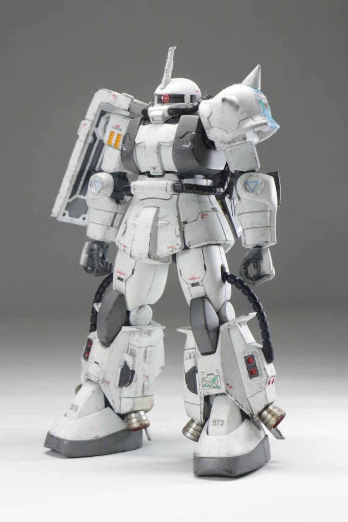 HG シン・マツナガ専用 ザク(高機動型ザクⅡ)–2枚目/制作者：ユウ@Uu Modeling