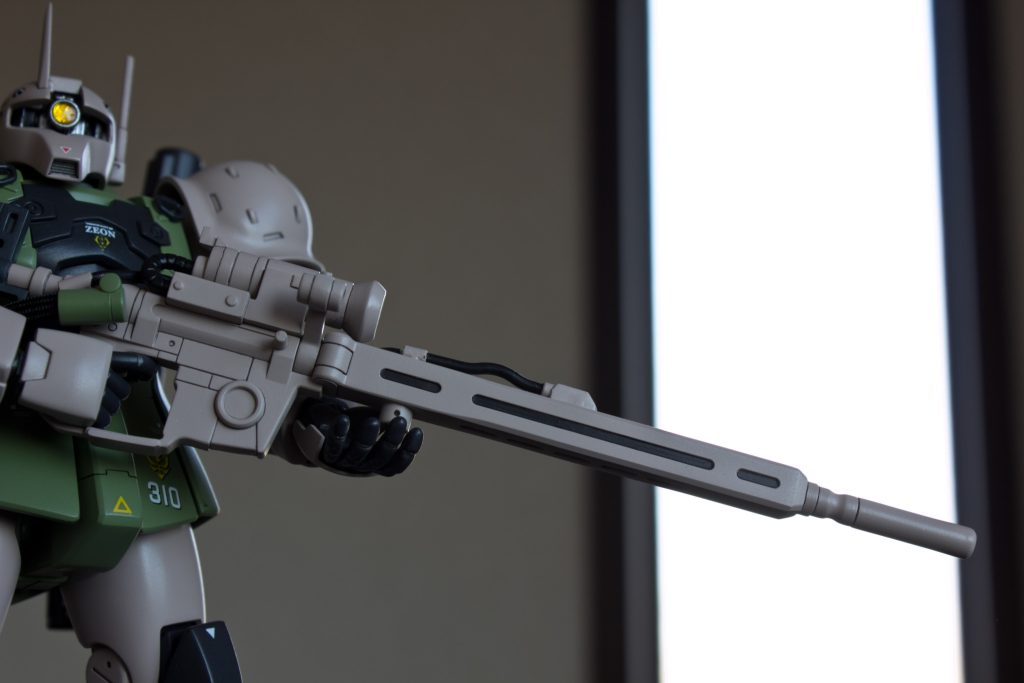 ライフルはモールド彫り直しだけしっかりやりました