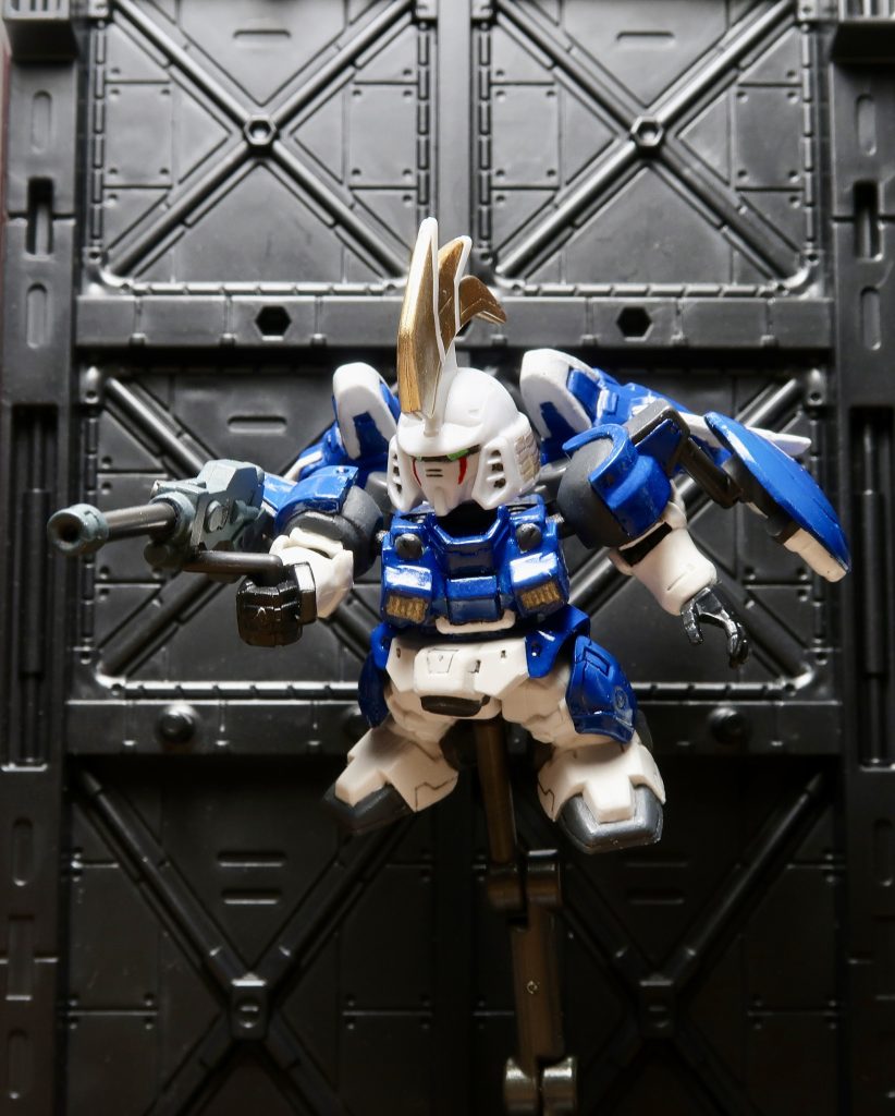 ドーバーガンの持ち手はランナーを加工してつくりました。