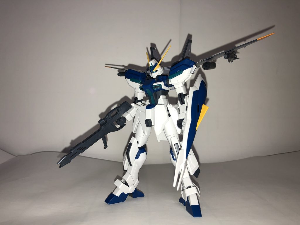 ジェットストライカーを付けても足の接地面積が広いのもあって自立は楽です