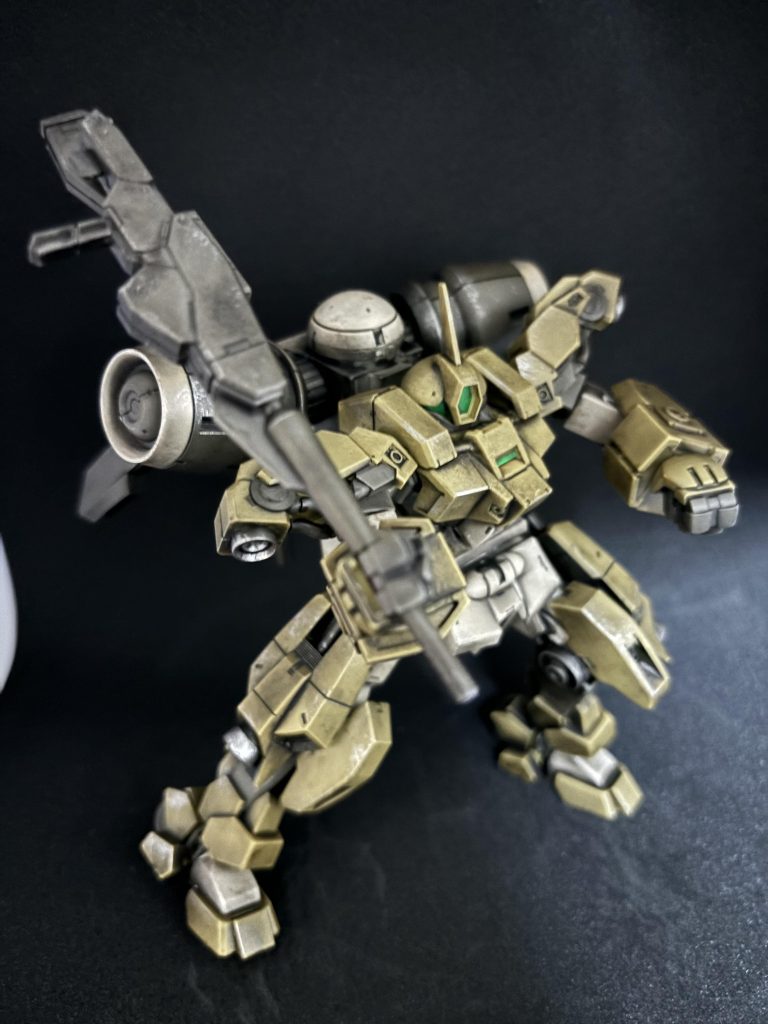 ライフルバットの構え