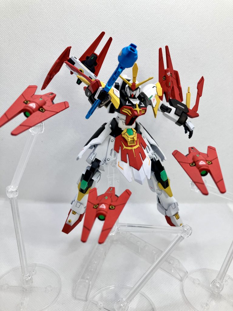 バックパックに装備してある「ファンネルスケイル」