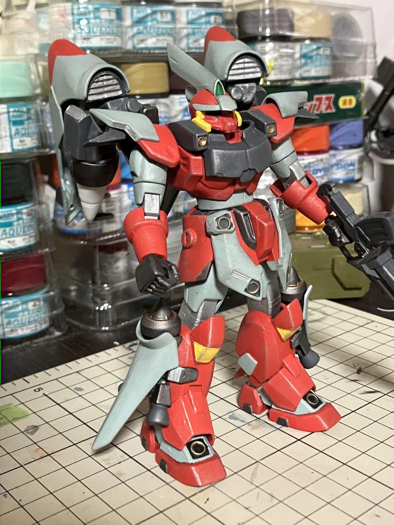 汚しもぼちぼち 直立ハイマニューバは最早主人公機体と言っても良いフォルムをしてます 好き