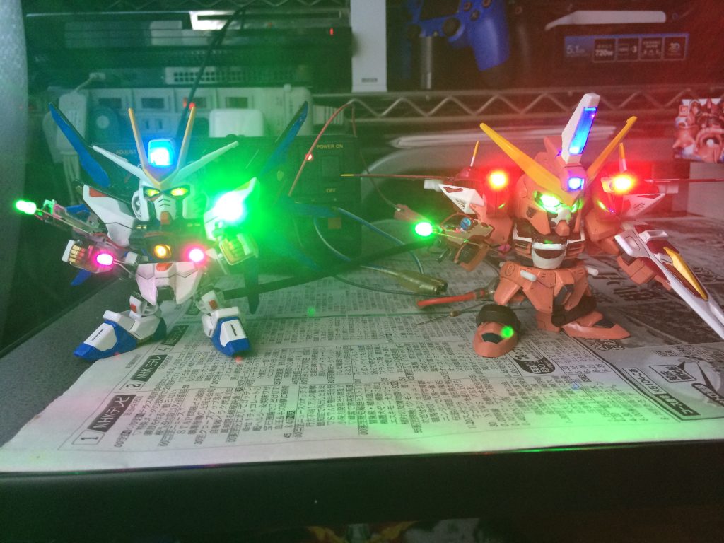 ストライクフリーダムとジャスティスこの2体は友達のところへ寄贈しました。