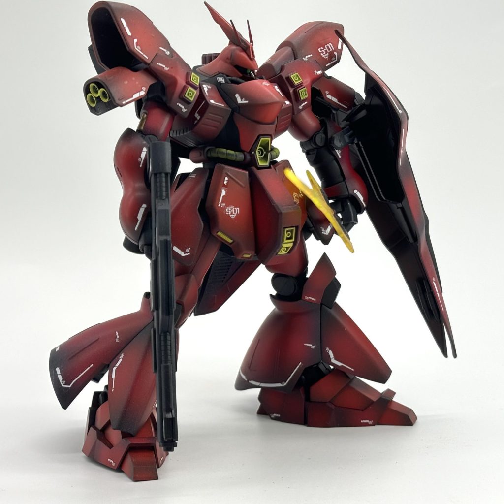 HGUCサザビー完成品 全塗装 HGサザビー制作記(完) 完成!全キャンディ