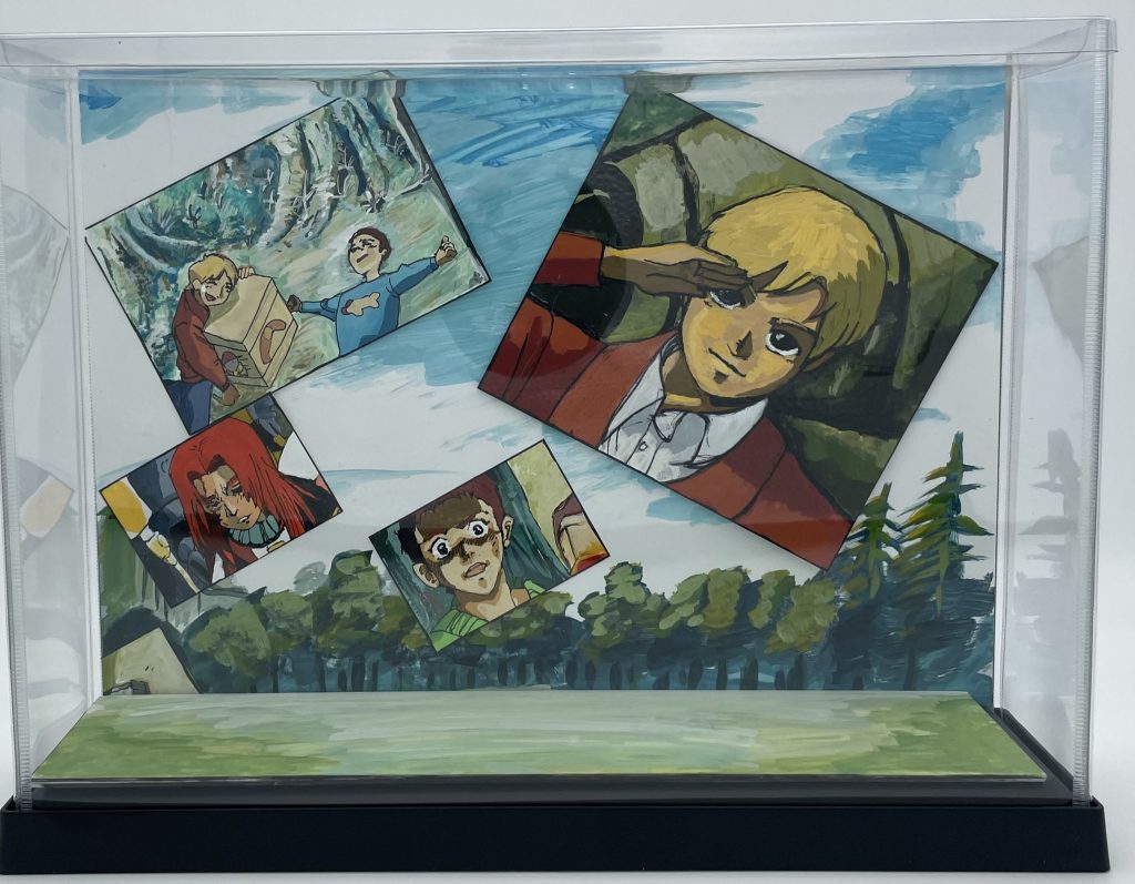 背景は全て手書きです。