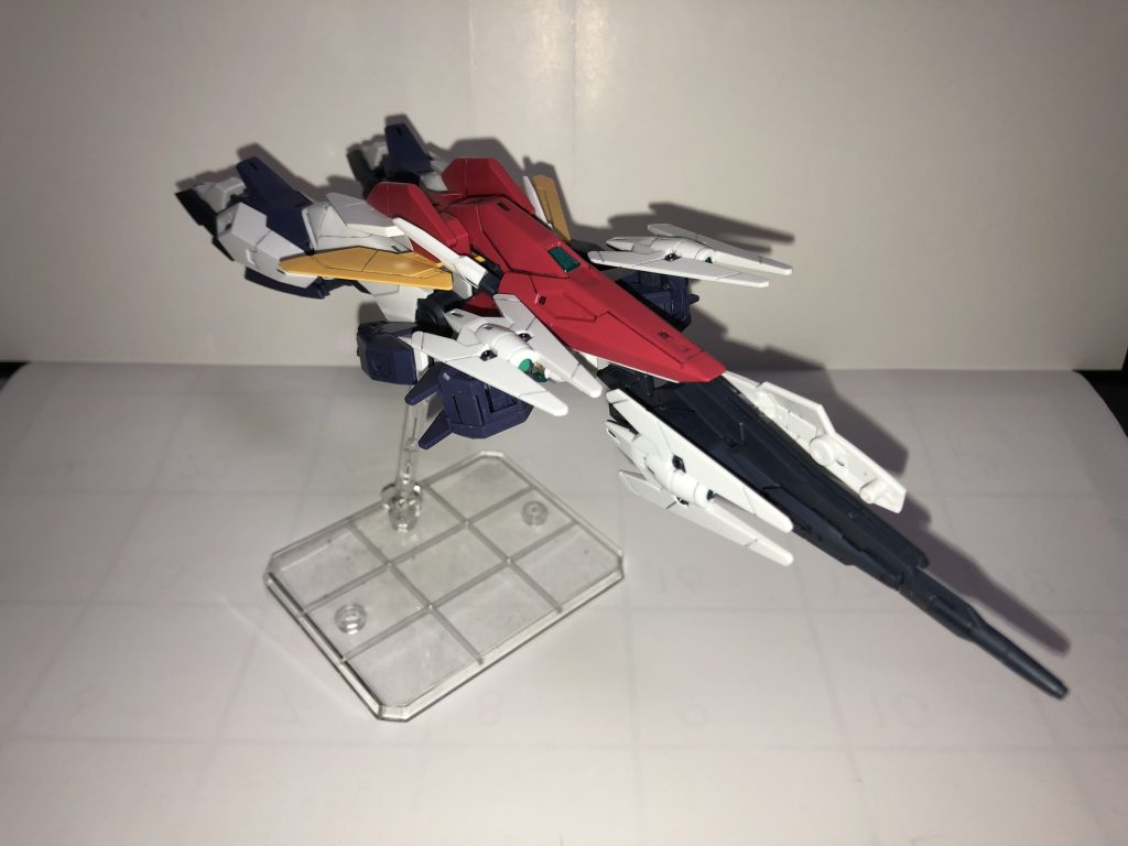 寝そべり変形なので出来ると思ったけどコアフライヤー状態でつけれるだけアーマー付けてみた。