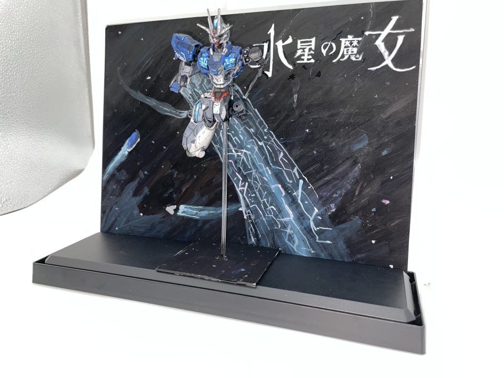 エアリアル改修型の最後（アニメ塗り、背景手書き）–3枚目/制作者：NbHaruto