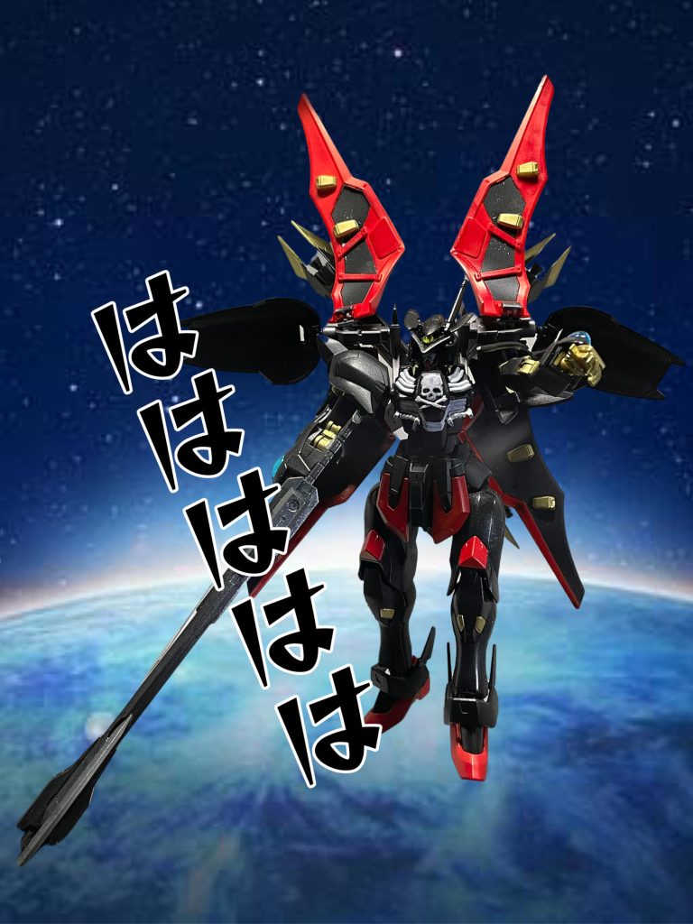 最後に画像加工して、原作のような雰囲気で