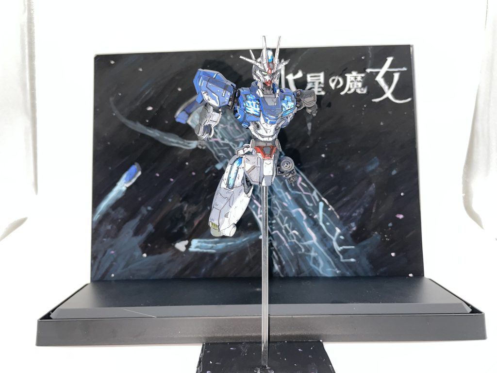 エアリアル改修型の最後（アニメ塗り、背景手書き）–4枚目/制作者：NbHaruto