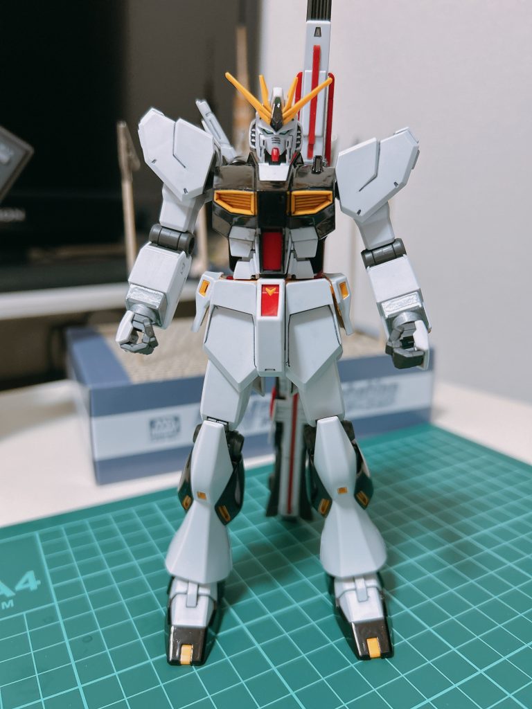 素組の状態と比べるとカラーリングがだいぶ変わりました。