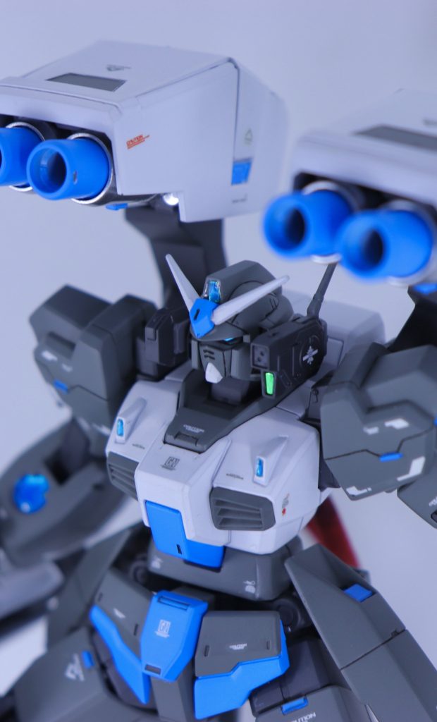 武装③ GNバルカンポッド対ナノラミネートアーマー戦にも対応できるよう唯一の実弾兵器。牽制などにも使う。Mk-IIにはやっぱりこれがないと。