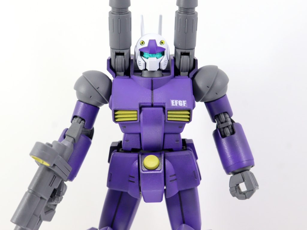 塗装作品 No.9　HGUC 1/144 ガンキャノン アマランス–2枚目/制作者：茶雪bravely