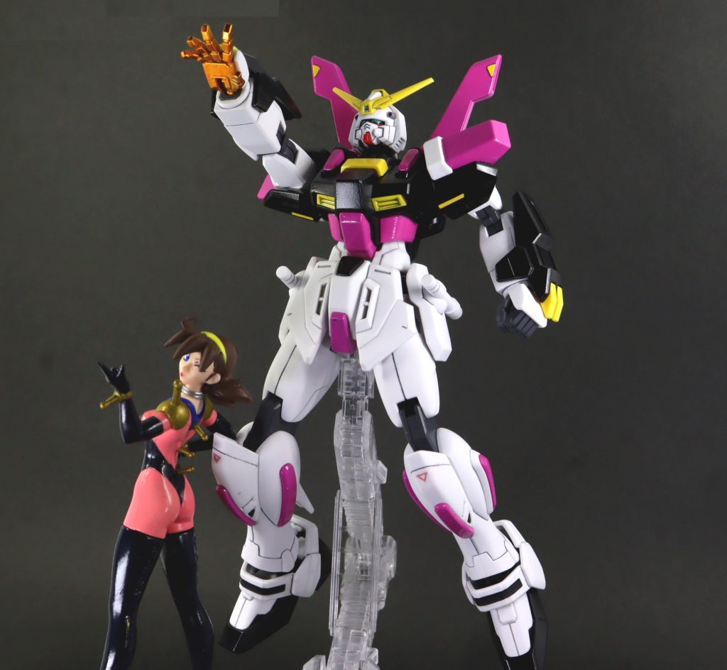 塗装作品 No.15　レイン・ミカムラ専用スターバーニングガンダム　HGBF 1/144 スターバーニングガンダム『ガンダムビルドファイターズ GMの逆襲』–3枚目/制作者：茶雪bravely