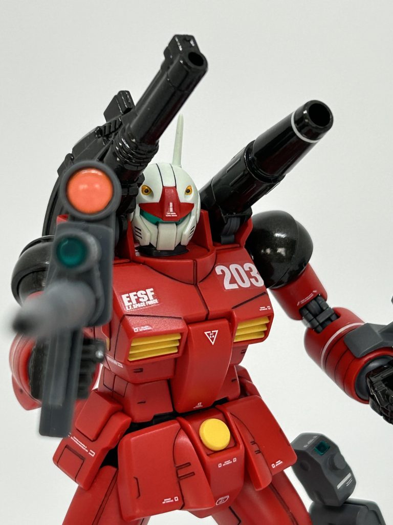 ライフルのスコープ部分のパーツが行方不明になってしまったのでHアイズ化しました...