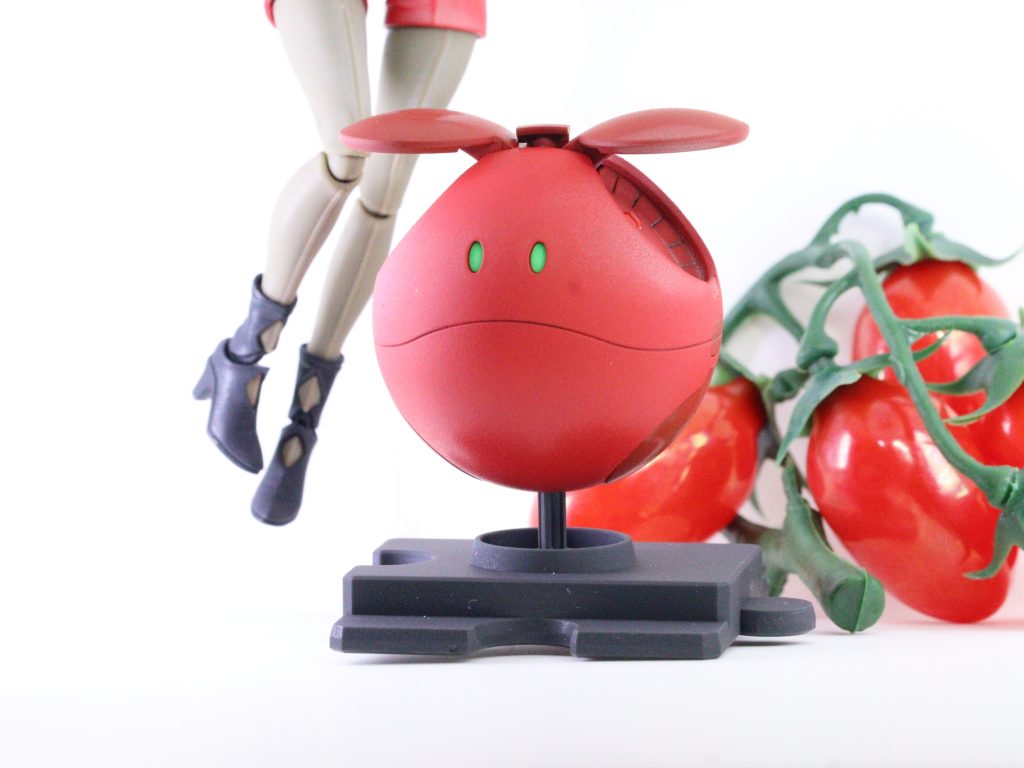 塗装作品 No.20　ハロトマト＆ミオリネ・レンブラン　ハロプラ　Figure-rise Standard『機動戦士ガンダム 水星の魔女』ガンプラ プラモデル–2枚目/制作者：茶雪bravely