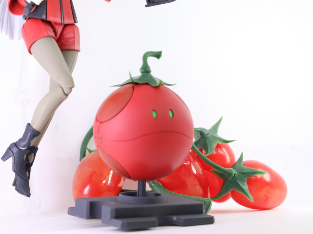 塗装作品 No.20　ハロトマト＆ミオリネ・レンブラン　ハロプラ　Figure-rise Standard『機動戦士ガンダム 水星の魔女』ガンプラ プラモデル–3枚目/制作者：茶雪bravely