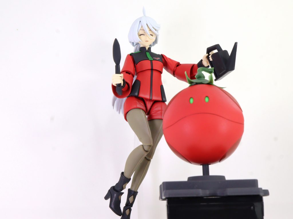 塗装作品 No.20　ハロトマト＆ミオリネ・レンブラン　ハロプラ　Figure-rise Standard『機動戦士ガンダム 水星の魔女』ガンプラ プラモデル–5枚目/制作者：茶雪bravely