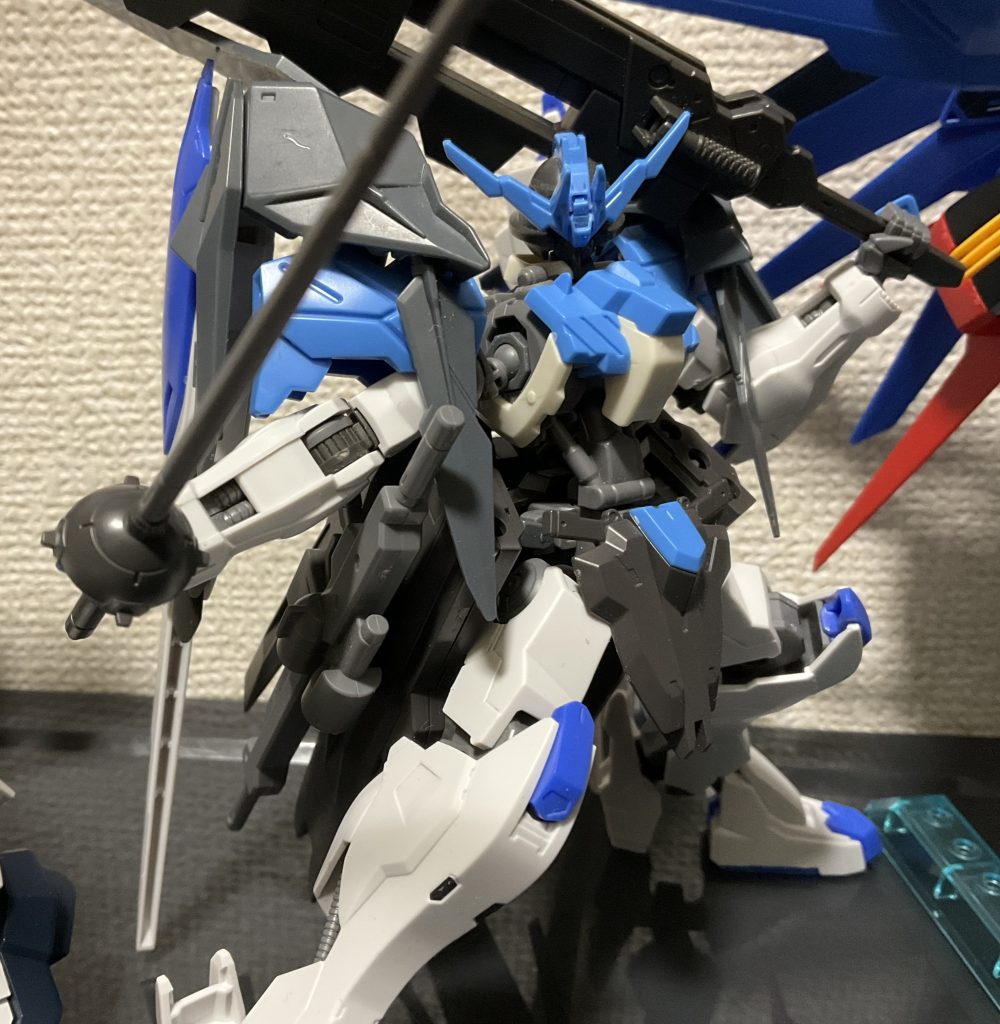 続きまして2機目、アヌビスガンダム改です以前のガンダムアヌビスの装備変更型ですね、はい大した変化がないので「改」ですこれ以上書くことがありません(おい)