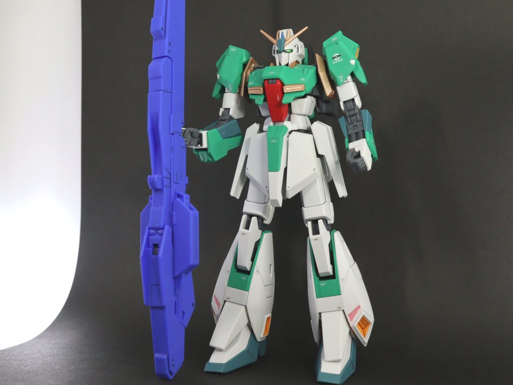 塗装作品 No.21　Zガンダム（エマ・シーン機）ハイパーメガランチャー　HGUC 1/144ゼータガンダム『機動戦士Zガンダム』–5枚目/制作者：茶雪bravely